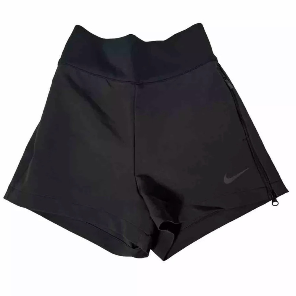 Nike Team Tech Pack Woven Volleyball Shorts Black High Waist DX0626-010 Size XL